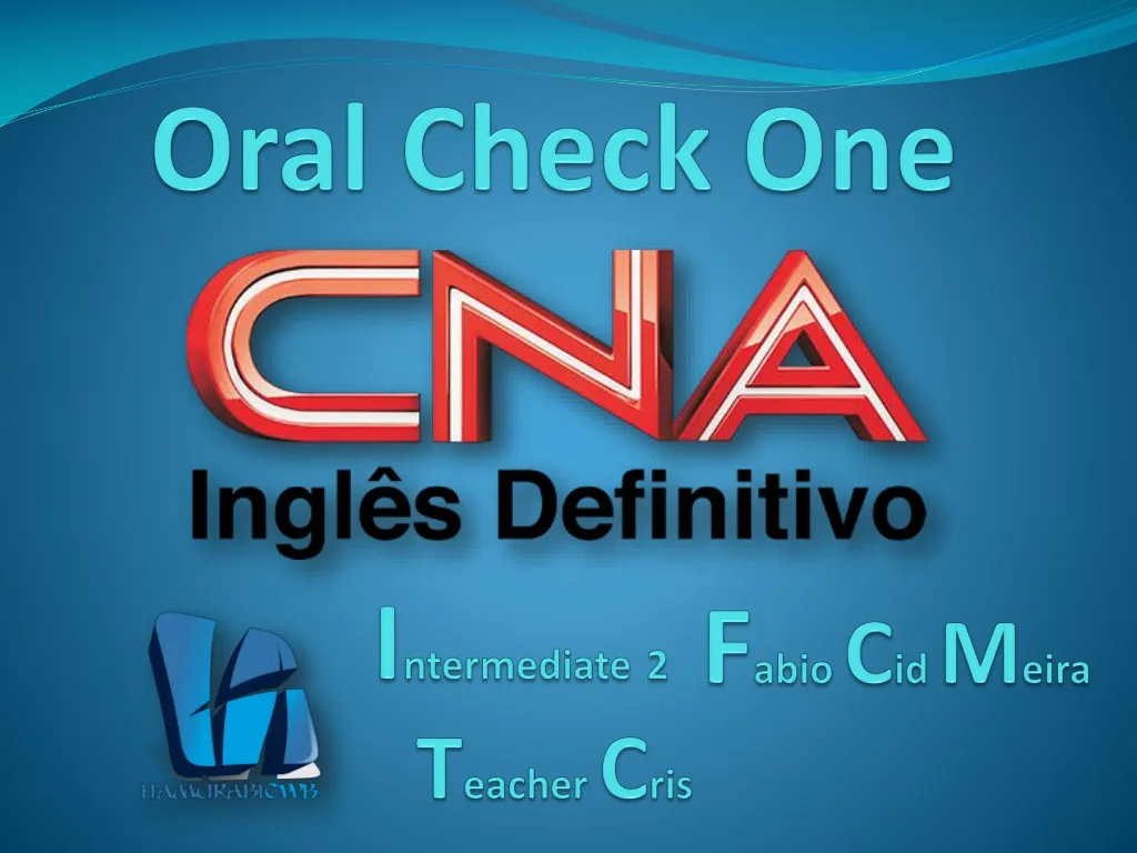 oral check one