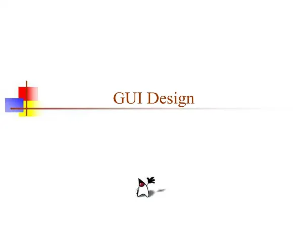 GUI Design