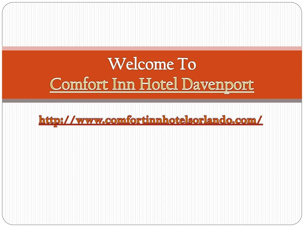 welcome to comfort inn hotel davenport