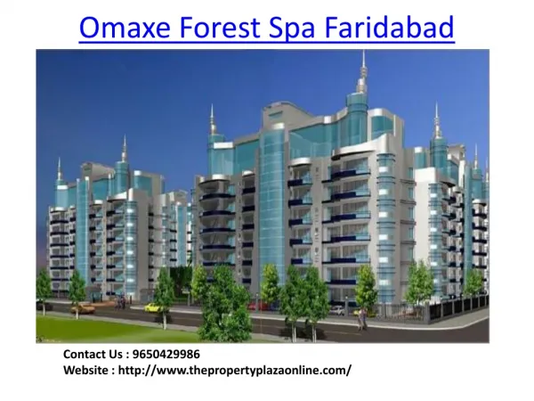 Omaxe Project in Faridabad