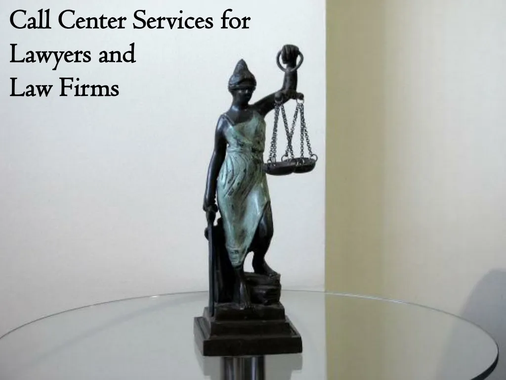 call center services for lawyers and law firms