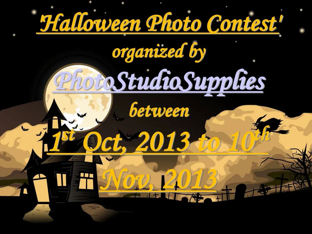 halloween photo contest organized
