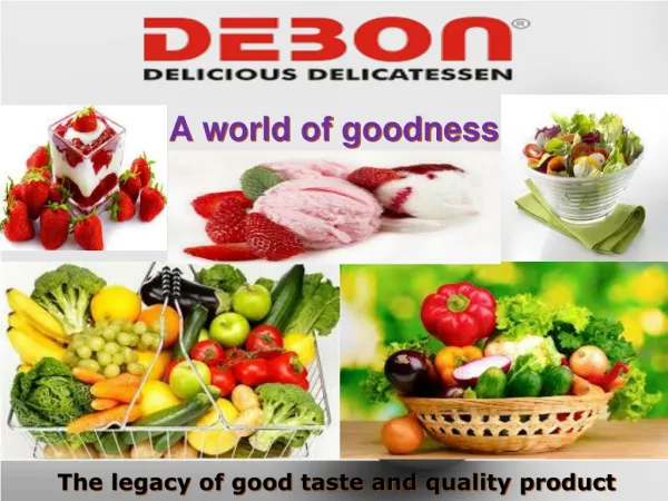 Debon Complete Food Retailer In Noida