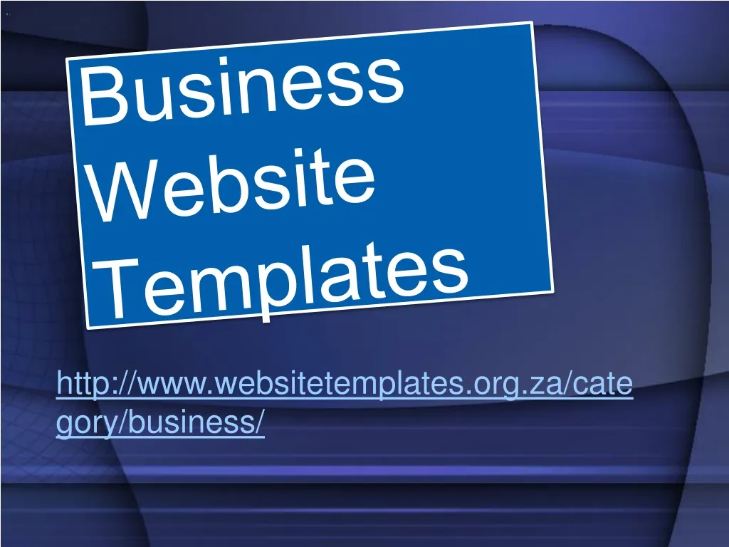 business website templates