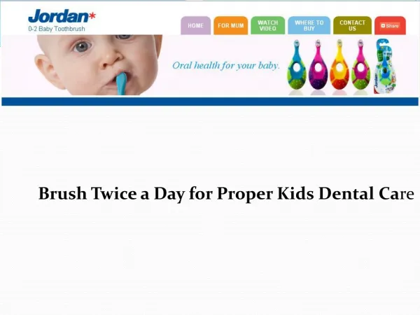 Brush Twice a Day for Proper Kids Dental Care