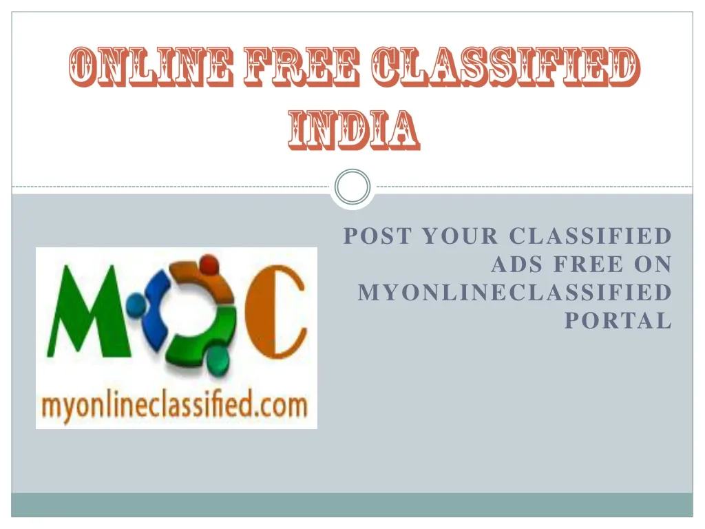 online free classified india