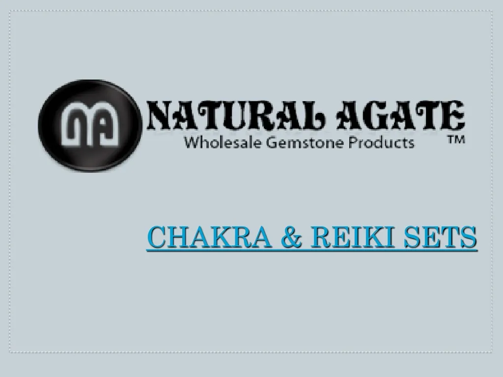 chakra reiki sets