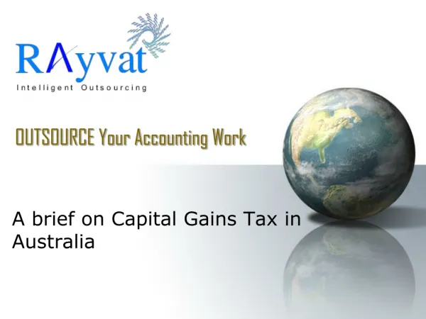Capital Gains tax in Australia