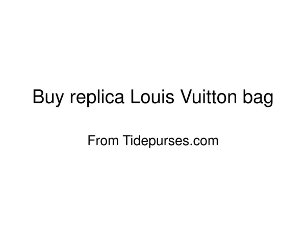 replica chanel bags from tidepurse