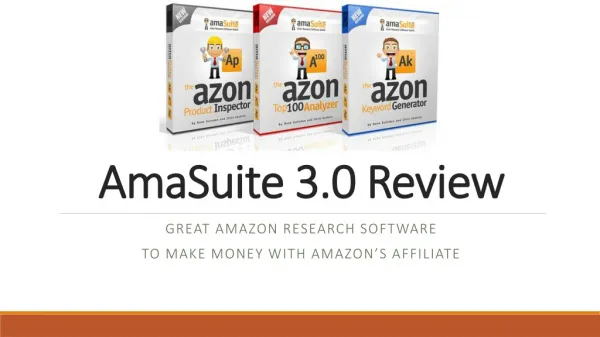 AmaSuite 3.0 Software