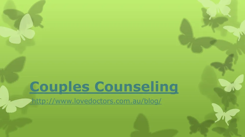 couples counseling