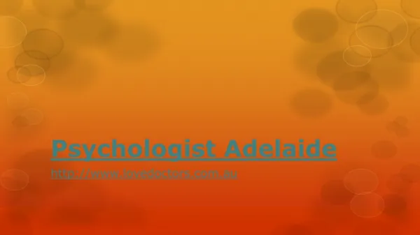 Psychologist Adelaide