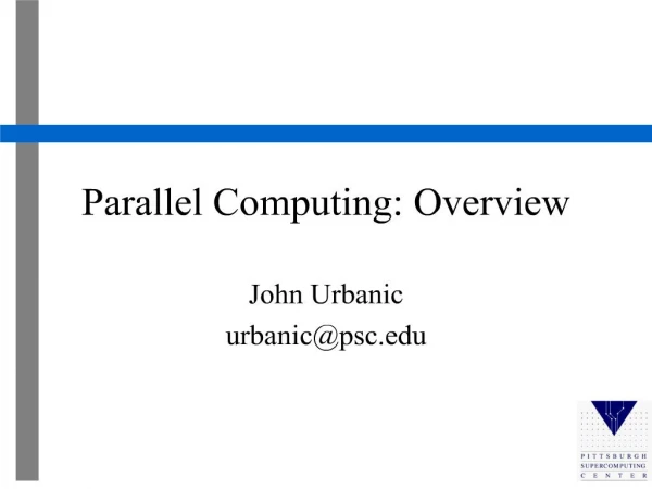 parallel computing: overview