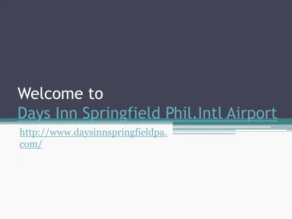 Days Inn Springfield Phil.Intl Airport