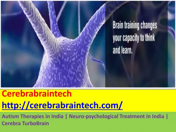 Autism Therapies in India | Neuro-psychological Treatment in