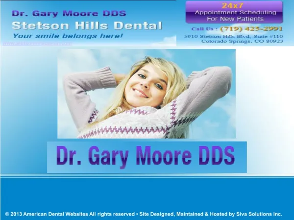 Dental Implants Colorado Springs | Dr. Gary Moore DDS Stetso