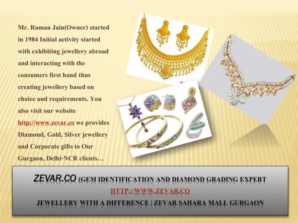 Jewellery with a Difference | Zevar Sahara Mall Gurgaon