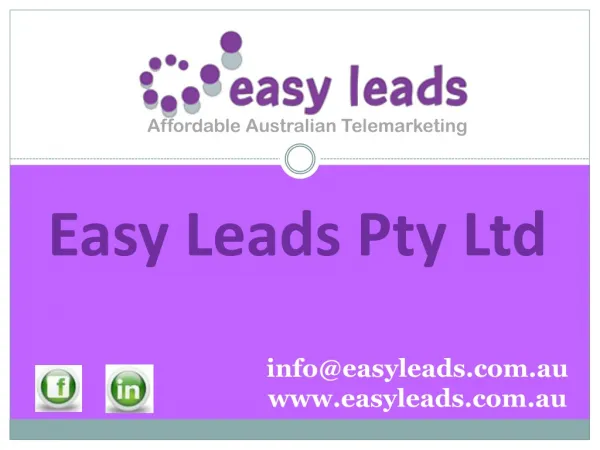Easy Leads Pty Ltd