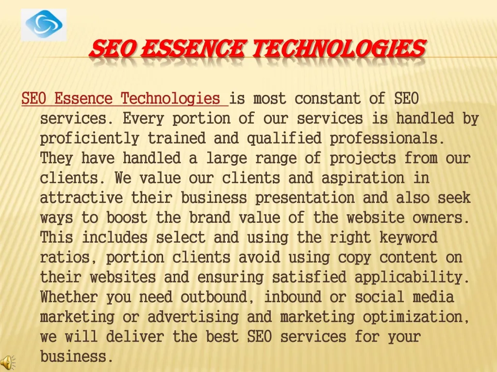 seo essence technologies