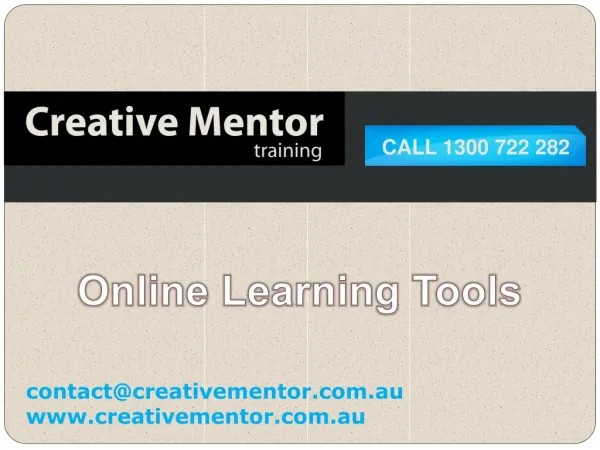 Creative Mentor training - Exclusive Online Learning Tools
