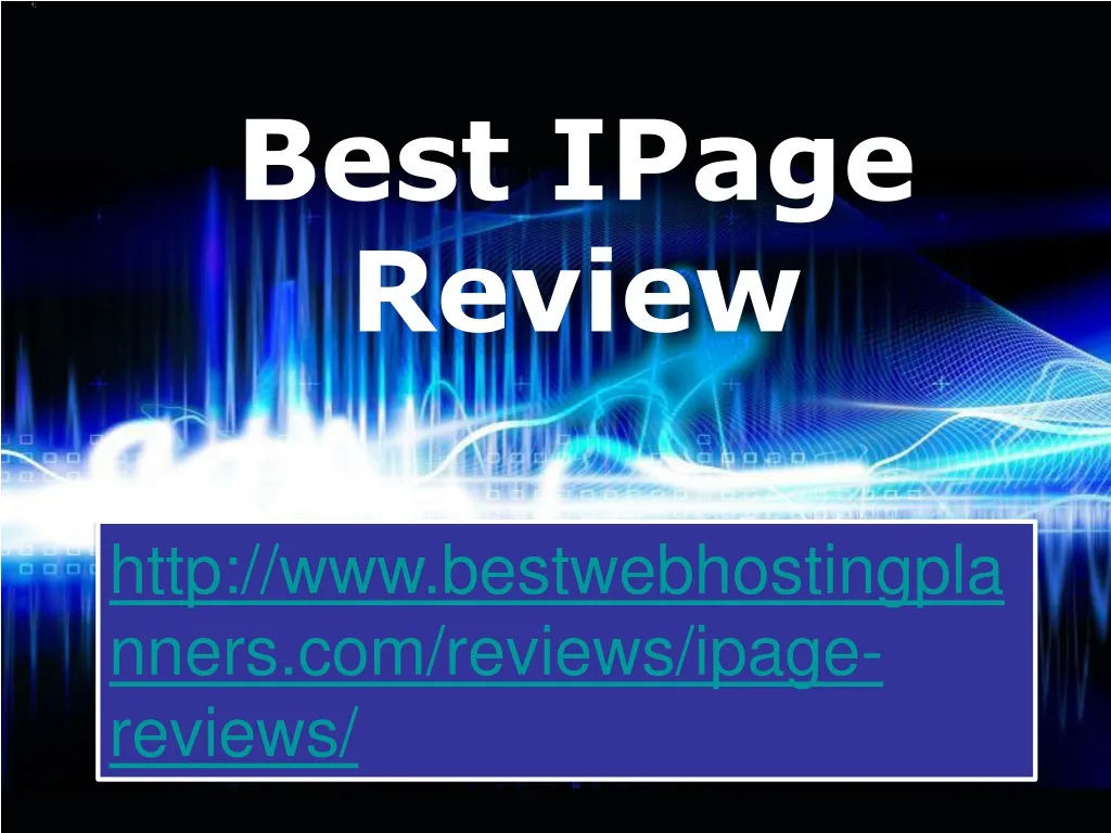 best ipage review