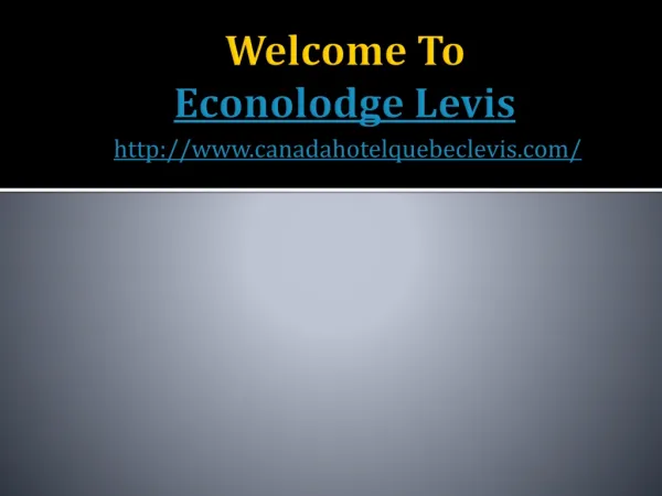Econolodge Levis