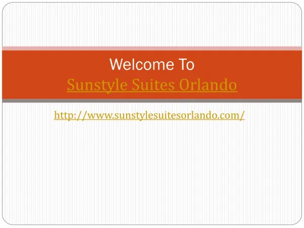Sunstyle Suites Orlando