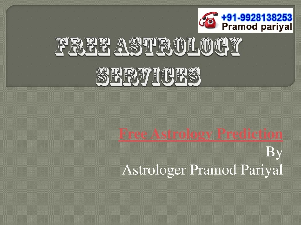 free astrology services