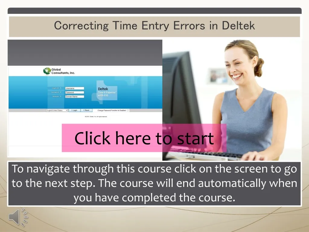 correcting time entry errors in deltek