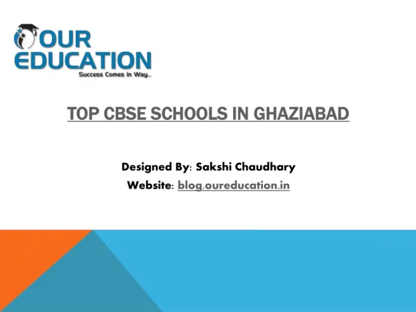 Top CBSE Schools in Ghaziabad