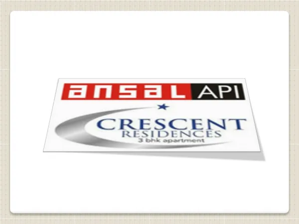 Ansal Crescent Residences Greater Noida