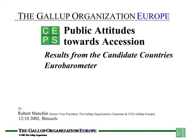 Public Attitudes towards Accession