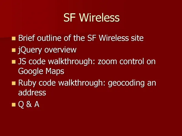 SF Wireless