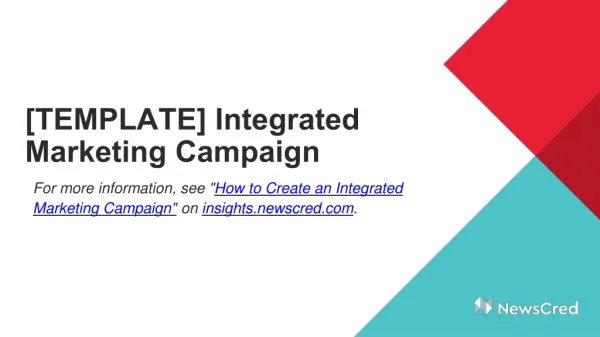 [TEMPLATE] Integrated Marketing Campaign