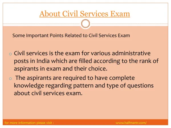Pdf About Civil Services Exam