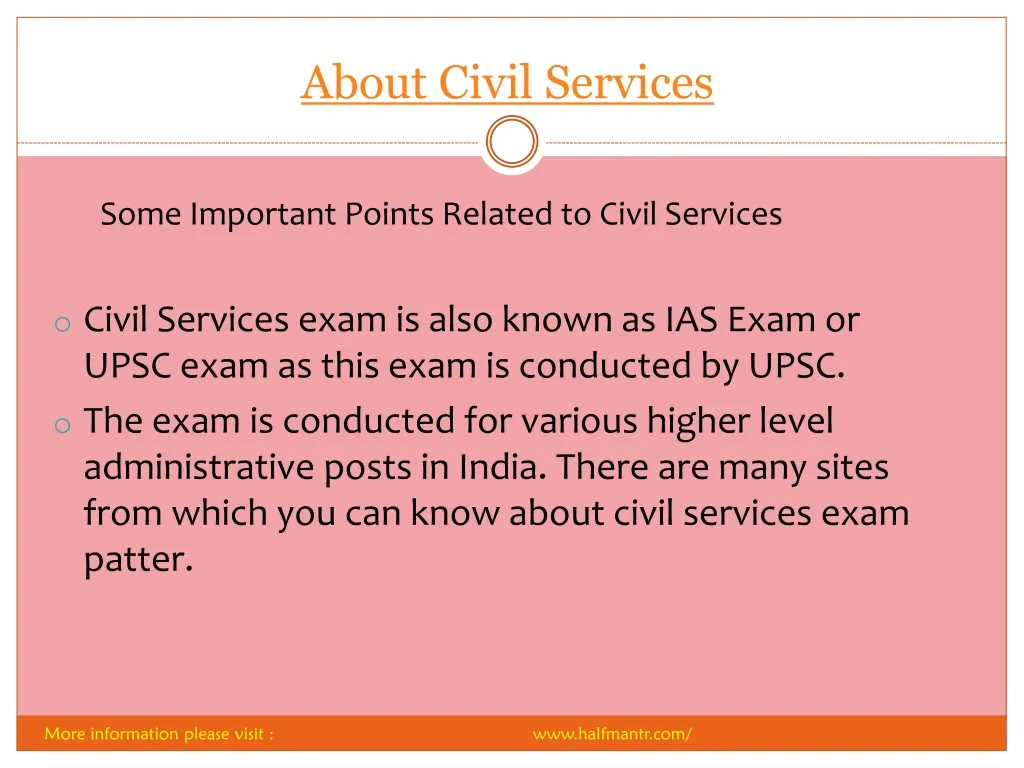 about civil services