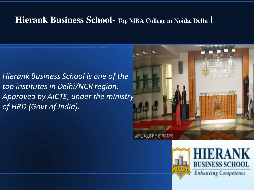 hierank business school top mba college in noida
