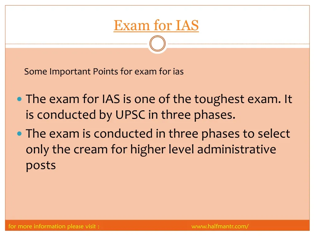 exam for ias