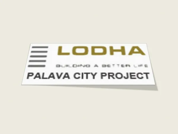 Lodha Palava City
