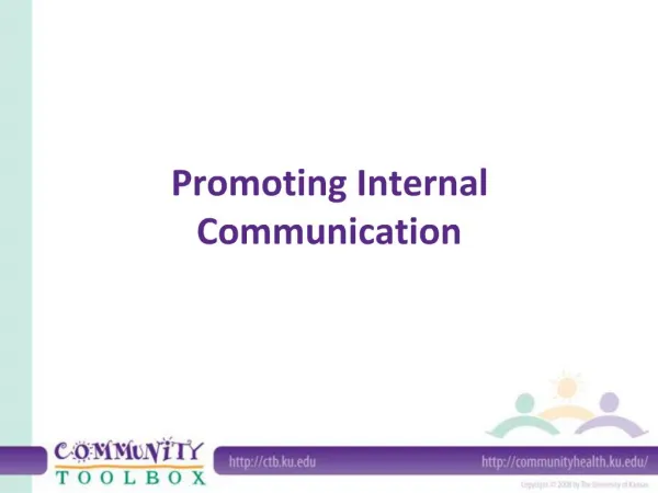 Promoting Internal Communication