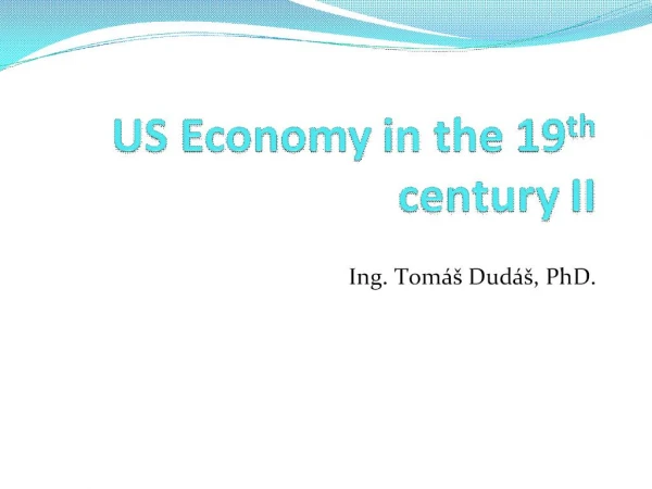 us economy in the 19th century ii