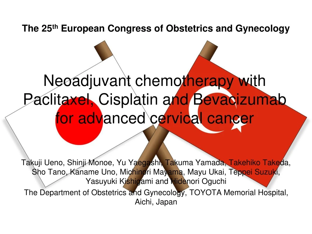 neoadjuvant chemotherapy with paclitaxel cisplatin and bevacizumab for advanced cervical cancer