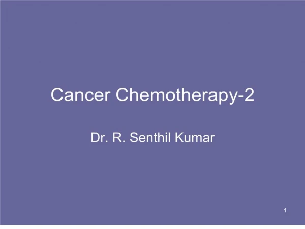 cancer chemotherapy-2