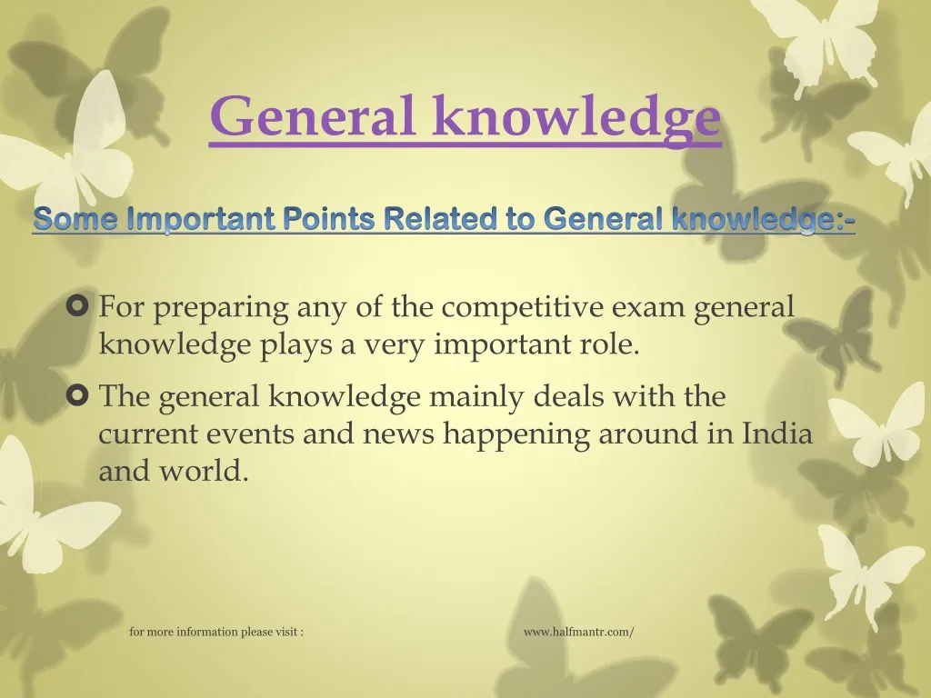 general knowledge