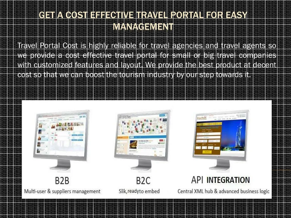 get a cost effective travel portal for easy management