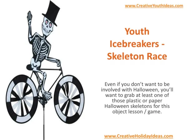 Youth Icebreakers - Skeleton Race