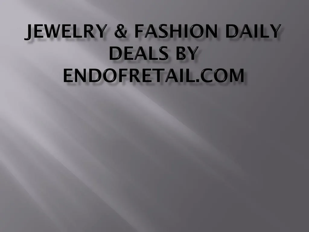 jewelry fashion daily deals by endofretail com