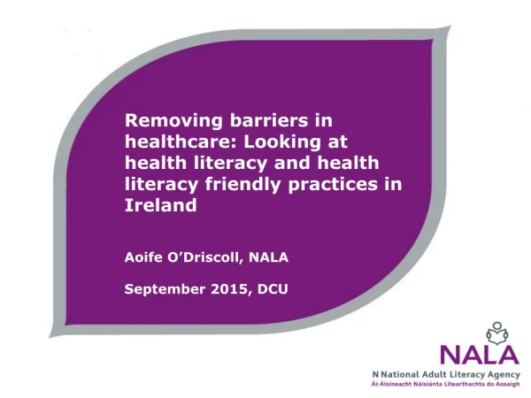 What is Health Literacy?