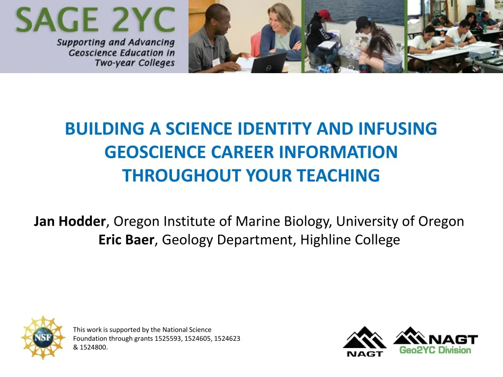 building a science identity and infusing