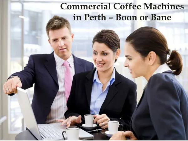 Commercial Coffee machines in Perth
